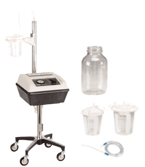 suction and  oxygen the rapy